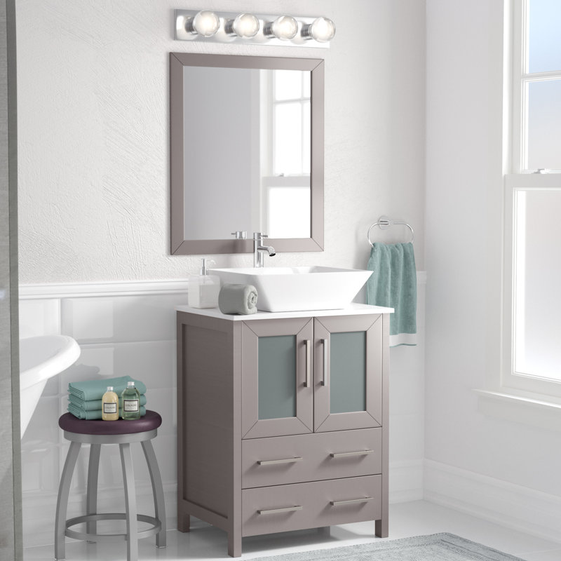 Zipcode Design Knutsen 24 Quot Single Bathroom Vanity Set With